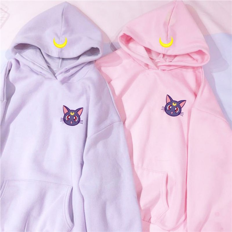 HOODIE SAILORMOON FLEECE/HOODIE KARTUN SAILORMOON PREMIUM