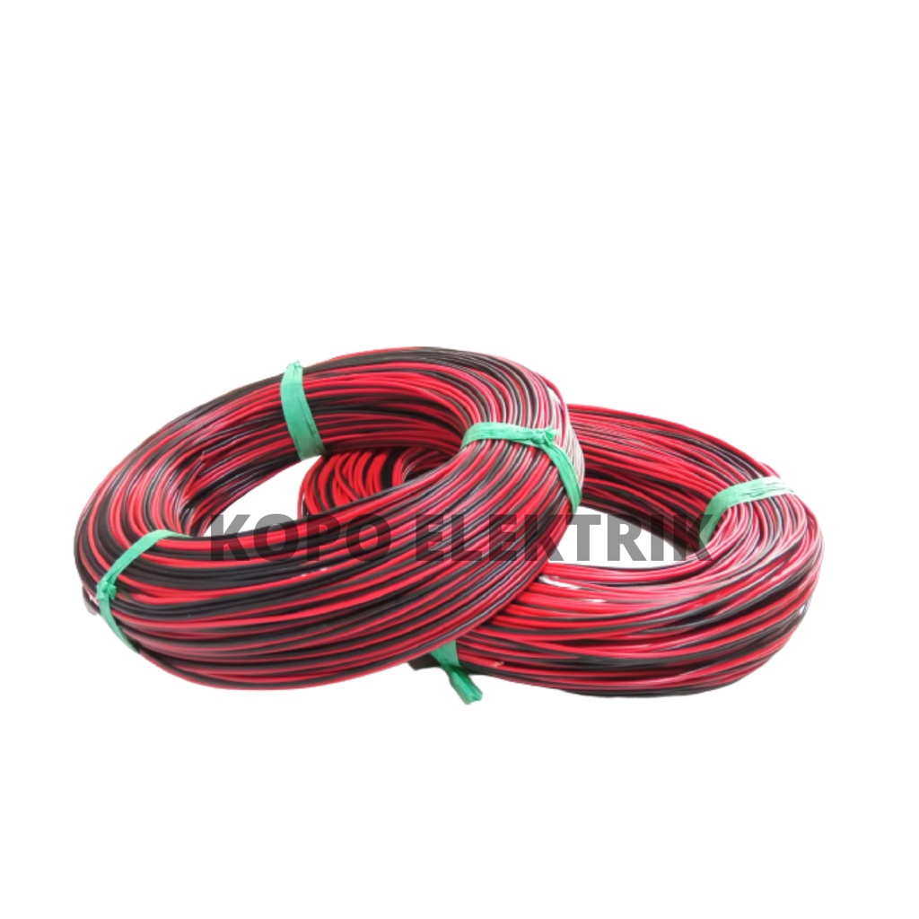 Kabel Serabut 2x12 - Hitam Merah