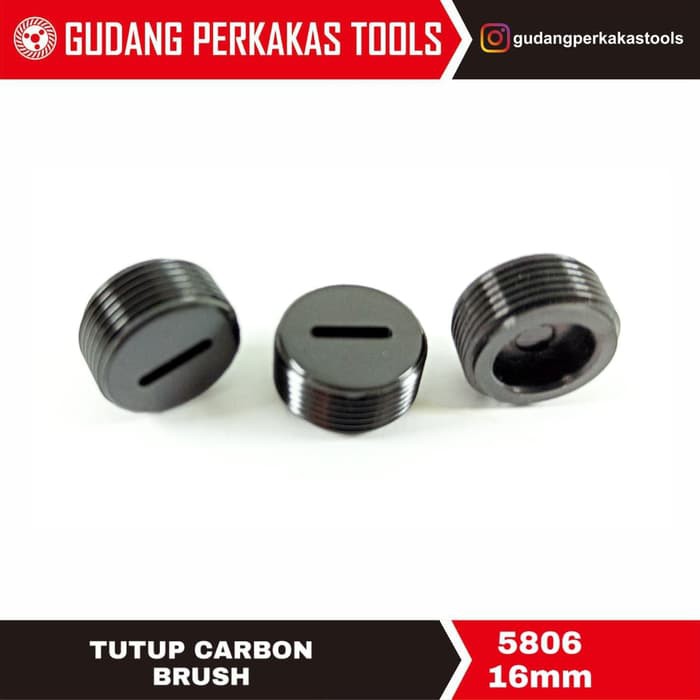 SBO Tutup carbon brush 5806B/9404/580 16mm TUNGGU APALAGI