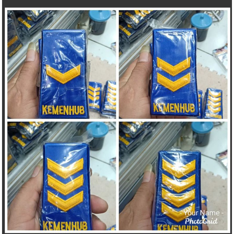 PANGKAT BORDIR KEMENHUB 2A 2B 2C 2D/ EVOLET PERHUBUNGAN GOLONGAN 2/ PANGKAT KEMENHUB/ EVOLET PERHUBU