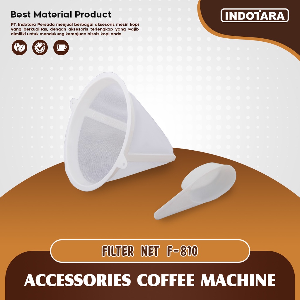 Saringan Kopi / Coffee Filter With Spoon - F810