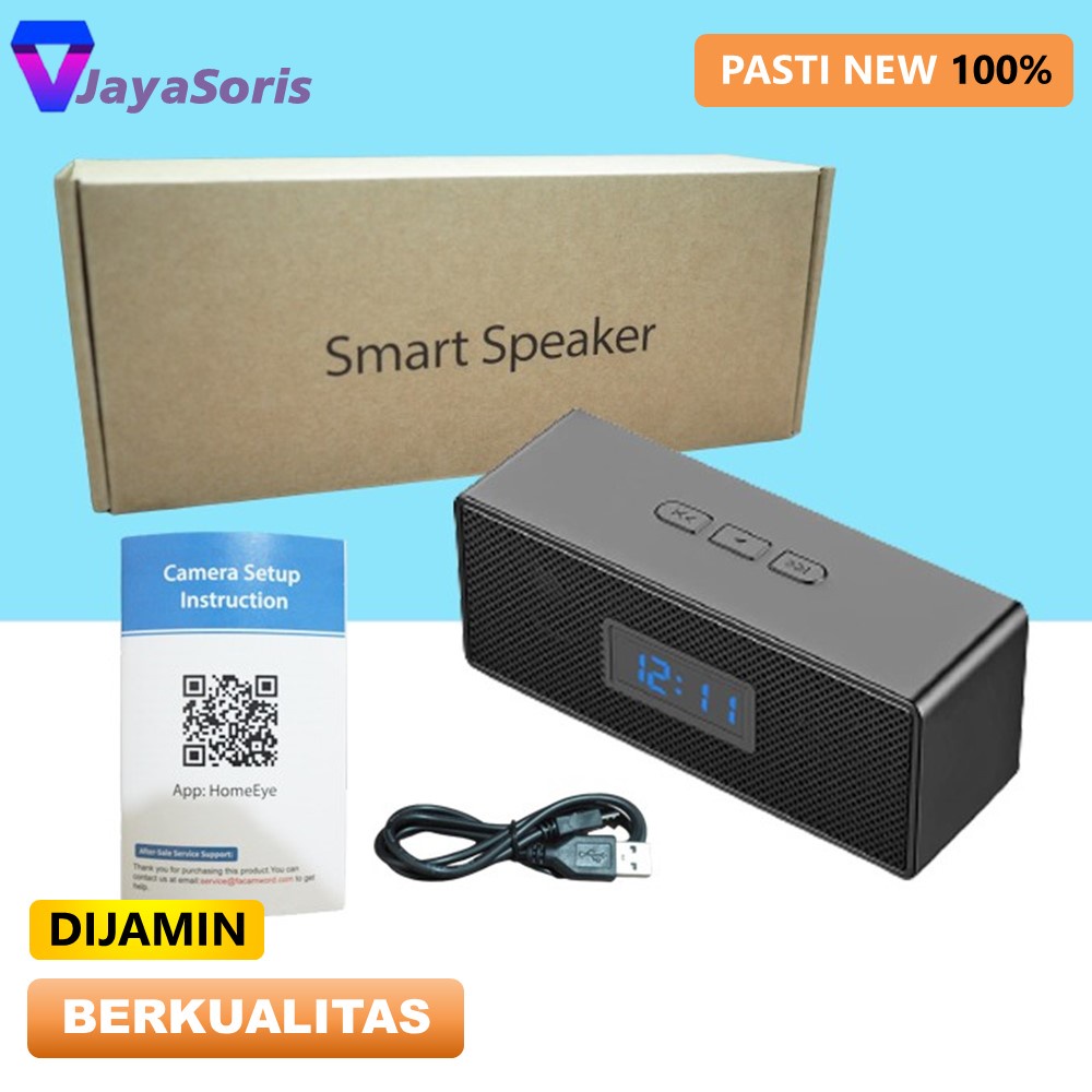 KAMERA PENGINTAI MINI TERSEMBUNYI WIFI TANPA KABEL CAMERA CCTV KECIL WIRELESS PORTABLE SPYCAM SPY HIDDEN CAMERA TERHUBUNG HP BLUETOOTH PENGINTIP MATA2 FULL HD JS161