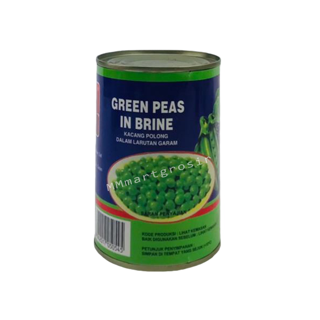 IKPS Green Peas In Brine / Kacang Polong / Kacang Polong Kaleng / 397g