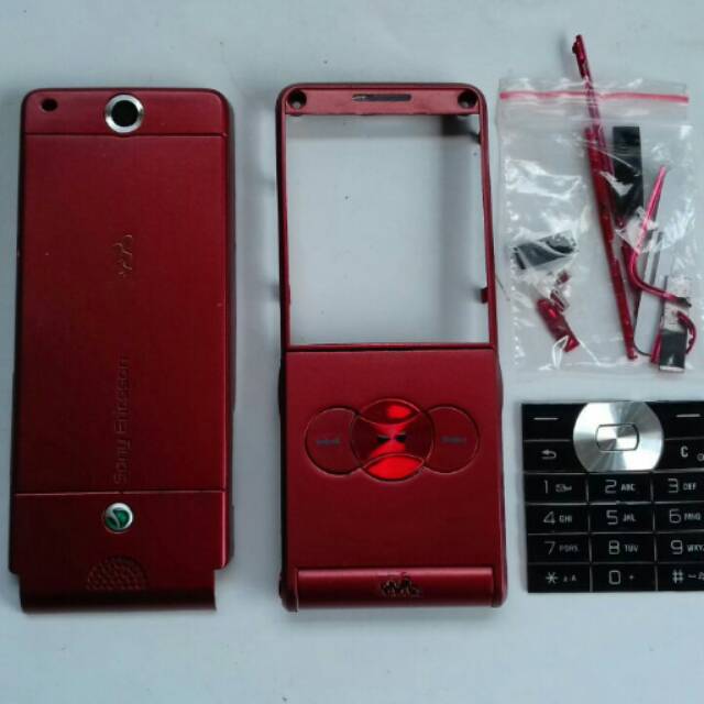 Casing fullset sony ericsson w350 w350i merah