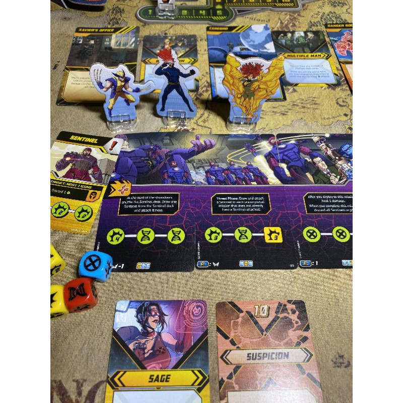 X-Men XMen Mutant Insurrection Board Game