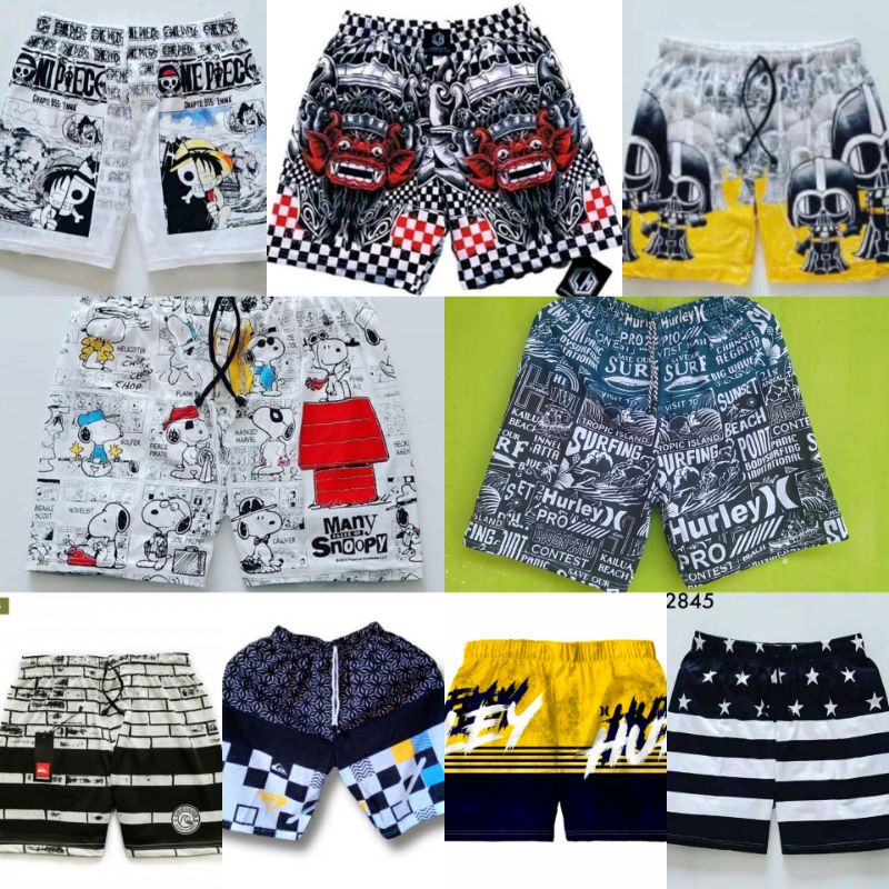 BOXER DISTRO UNISEX PRIA REMAJA DEWASA FIT XXL | SURFING BOXER  | BOXER BX BASIC ELEMENT | RENANG PA