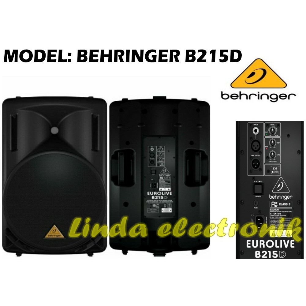 SPEAKER AKTIF BEHRINGER B215D B 215D B215 D 15 inch 2 pcs ORIGINAL