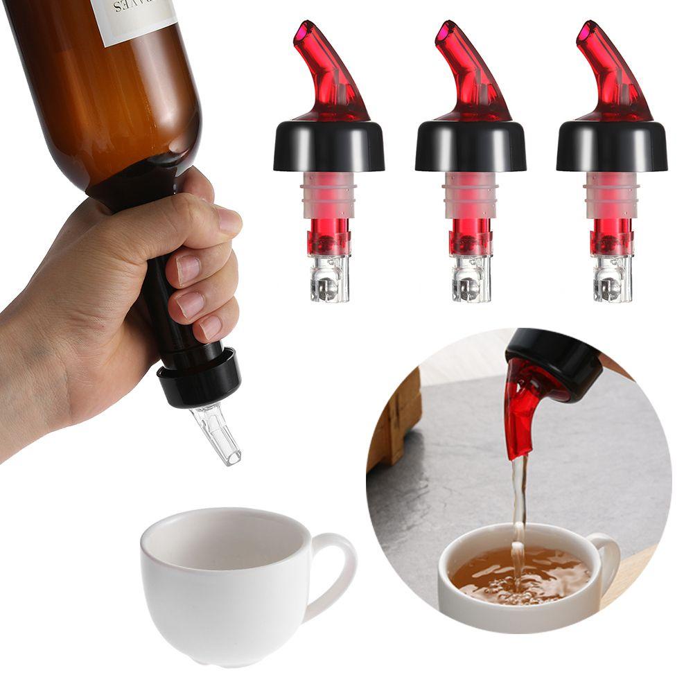 Populer 1/3PCS 30mL Wine Pourer Dispenser Minuman Cocktail Home &amp; Living Botol Spout Stopper