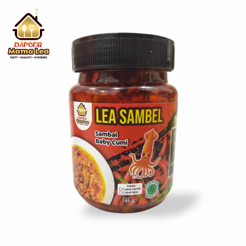 

Lea Sambel Sambal Baby Cumi Teri Medan Udang Rebon Dapoer Mama Lea [185 g]