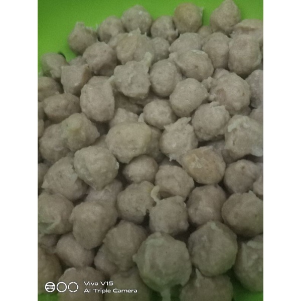 100 butir pentol ayam mix pentol  jamur