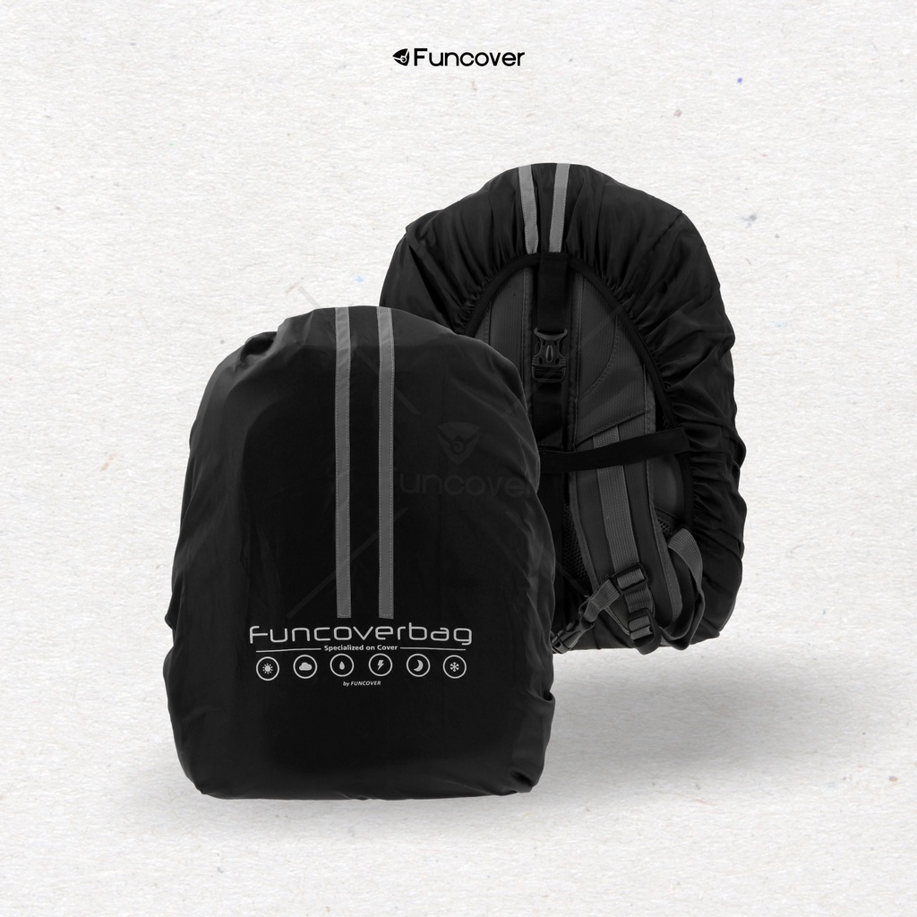 Coverbag Mantel Pelindung Tas  Backpack Cover by FUNCOVER