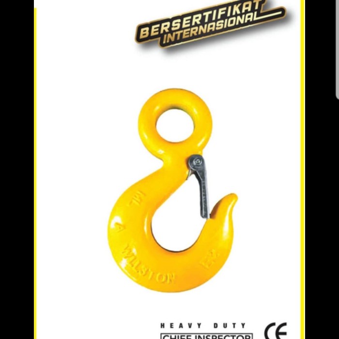 CARGO HOOK 3T /EYE HOIST HOOK - LATCH 3T