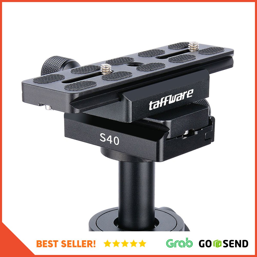 Taffware Stabilizer Steadycam Pro for Camcorder DSLR - S40 - Black