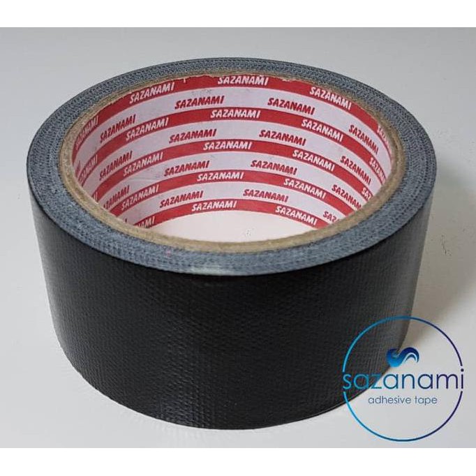 

Discount 1 Box Lakban Kain Hitam 2" Inch X 8M Sazanami Cloth Tape (Gojek) Murah