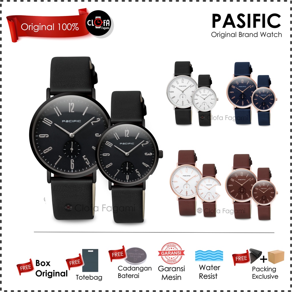 PACIFIC COUPLE LINE NUMBER /clofafagami/JAM TANGAN COUPLE/JAM TANGAN COUPLE ORIGINAL/JAM COUPLE  / J