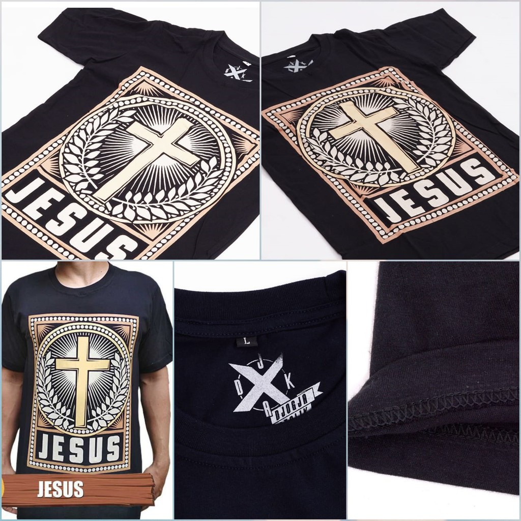 JESUS , Kaos Rohani Yesus, Baju Rohani Kristen, Kaos Rohani Katolik  , Kaos Yesus, Kaos Rohani Jesus