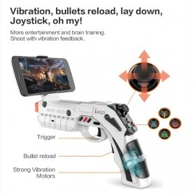 Dobe Bluetooth Wireless Gamepad Joystick HP IOS Android XS Dengan Breket HP Controller 111130