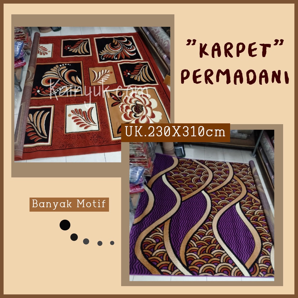 Karpet Permadani MODERNO / EXOTIC / AFRICA - grosir Murah size 230 x 310 cm