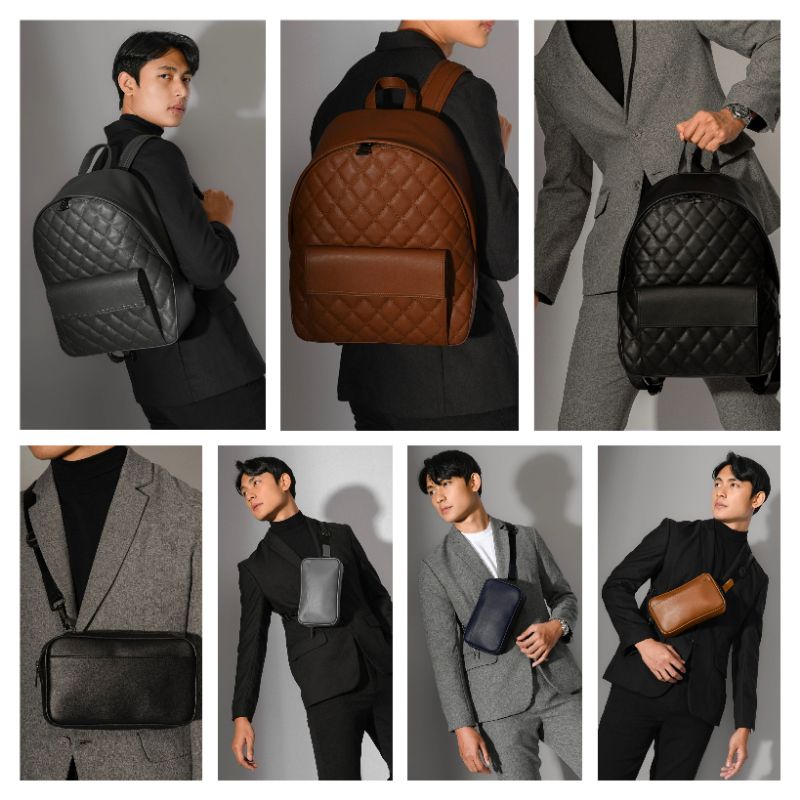 Hagen backpack & copen sling bag heymale.id