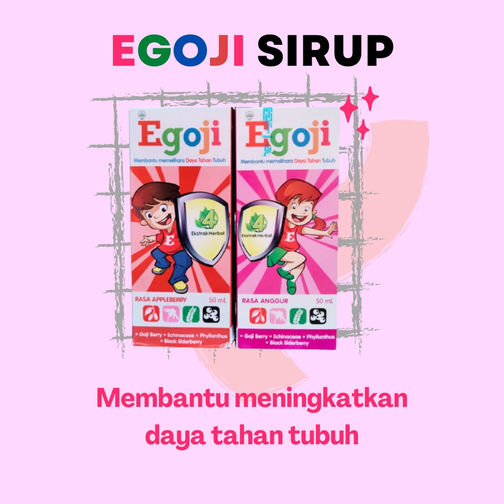 EGOJI SIRUP - MENINGKATKAN DAYA TAHAN TUBUH ANAK