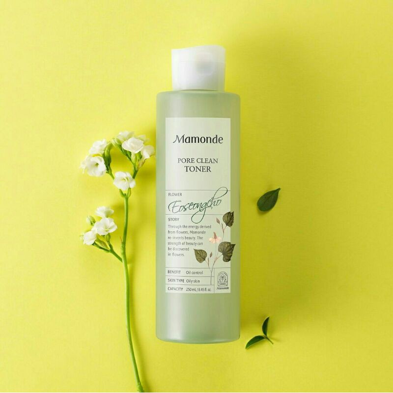 (BPOM Original) Mamonde Pore Clean TONER 250ml / 50ml - Skincare Wajah Berminyak. Berkomedo, Jerawat Membersihkan Pori Kulit - Fullsize Skin care Blackhead