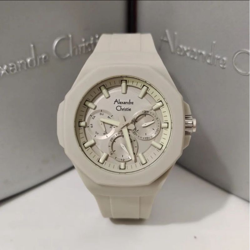 Jam Tangan Alexandre Christie wanita AC 6590 / AC6590 BF Creamino Original