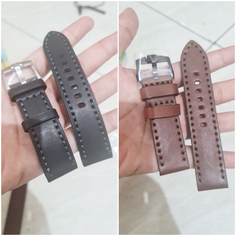 TALI KULIT ALEXANDRE CHRISTIE UKURAN 24 ORIGINAL WARNA COKLAT DAN HITAM