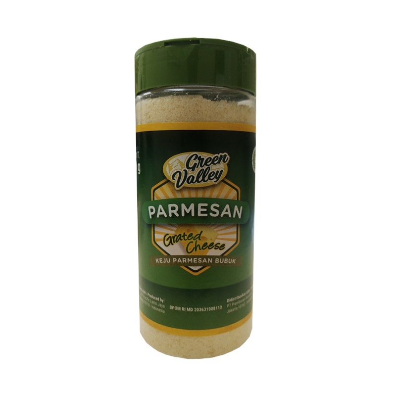 Green Valley Grated Parmesan Cheese 200 gr Shopee Indonesia