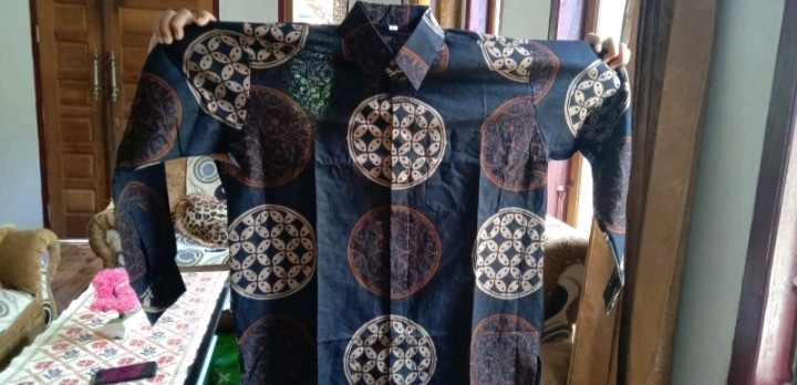 Batik Couple Keluarga Gamis Busui Motif Prasasti Batik Keluarga Seragam