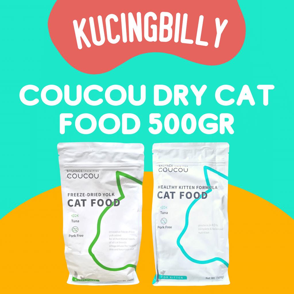 Coucou dry cat food 500gr makanan kering kucing