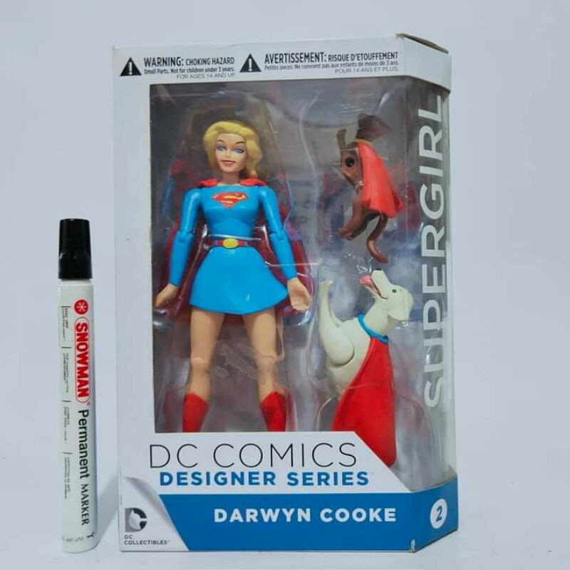 Mainan action figureSupergirl darwyn cooke dc collectibles
Designer series
Tinggi sekitar 7 inch
