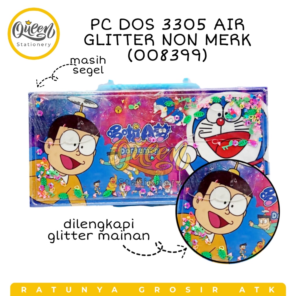 

PC DOS 3305 AIR GLITER NON MERK / PENSIL CASE / KOTAK PENSIL (008399)