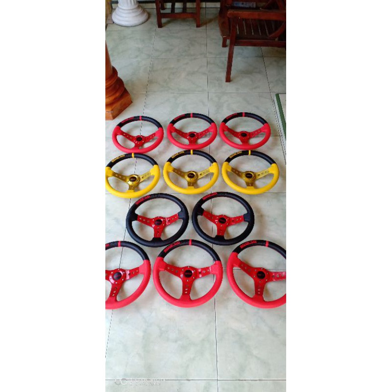 Stir sparcoo momoo racing dan omp/ stir variasi/stir modifikasi/ stir murah