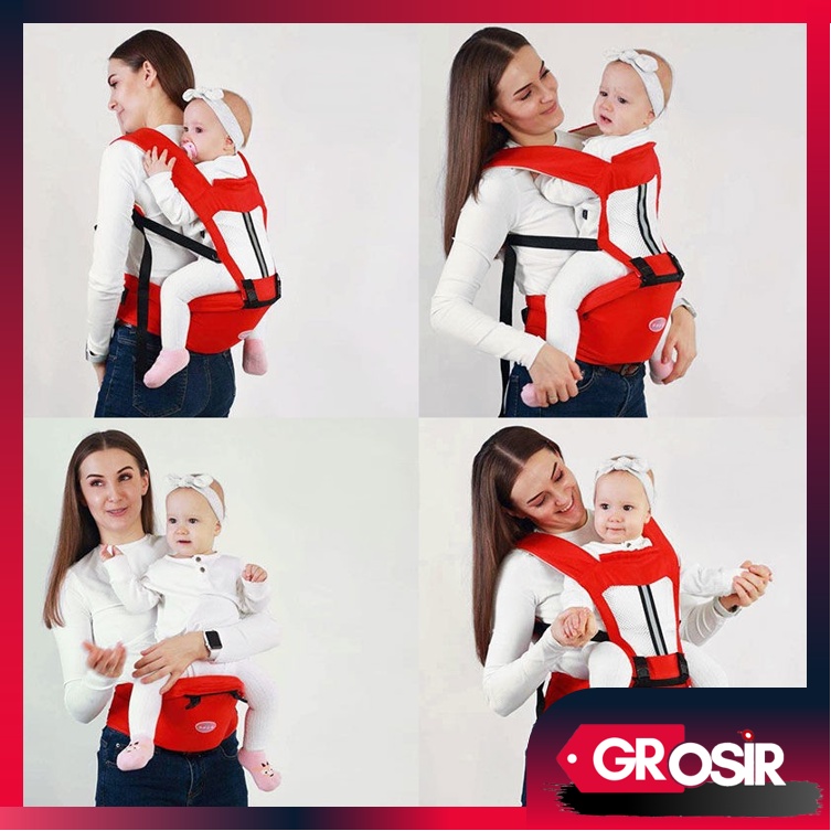 Grosir - 997 Baby Hipseat / Gendongan Bayi Depan &amp; Belakang / Baby Carrier / Perlengkapan Bayi