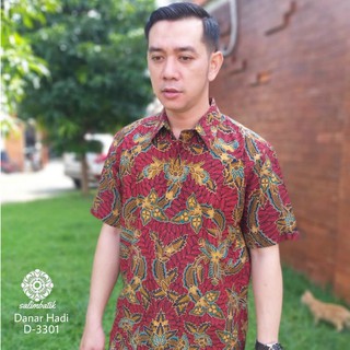  Baju  Batik  Pria  Danar  Hadi  Big Size XXL Shopee Indonesia