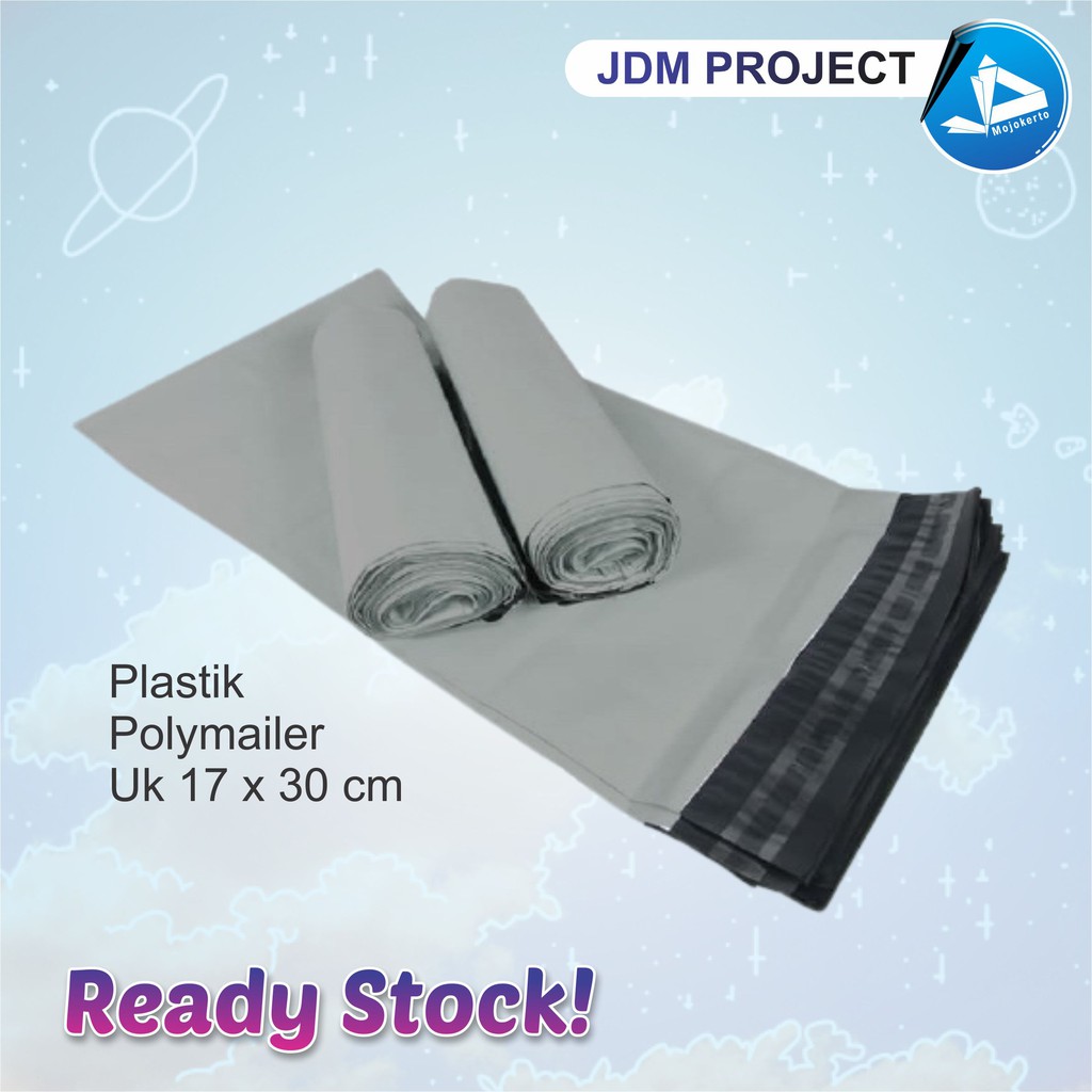 

Plastik Polymailer Silver Ukuran 17X30cm isi 50 pcs Murah