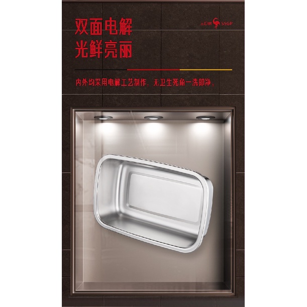 SSGP Kotak Penyimpanan Makanan Stainless Storage Food Container 900ml