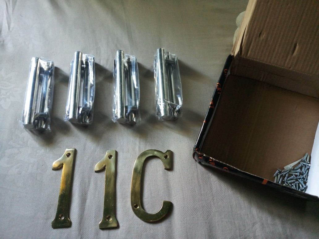 Huruf Angka Nomer Rumah Kuningan Tinggi 10 Cm Angka Nomor  Huruf C