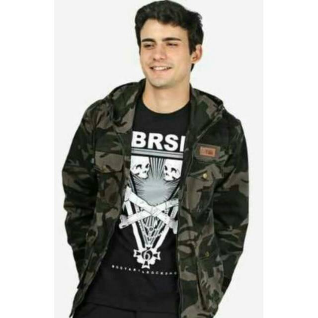 Jaket pria casual army look terbaru isc 270