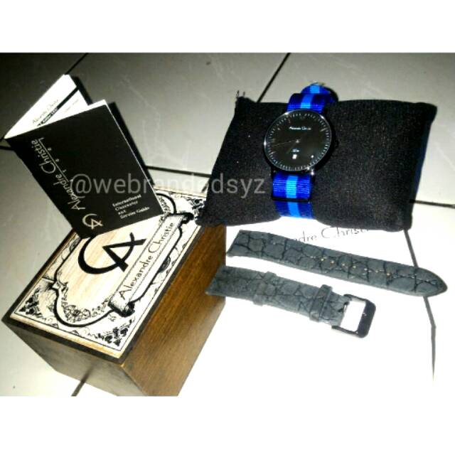 ON SALE 99% LIKE NEW JAM TANGAN BRANDED MENS WATCHES ALEXANDRE CHRISTIE  AC8420 MD