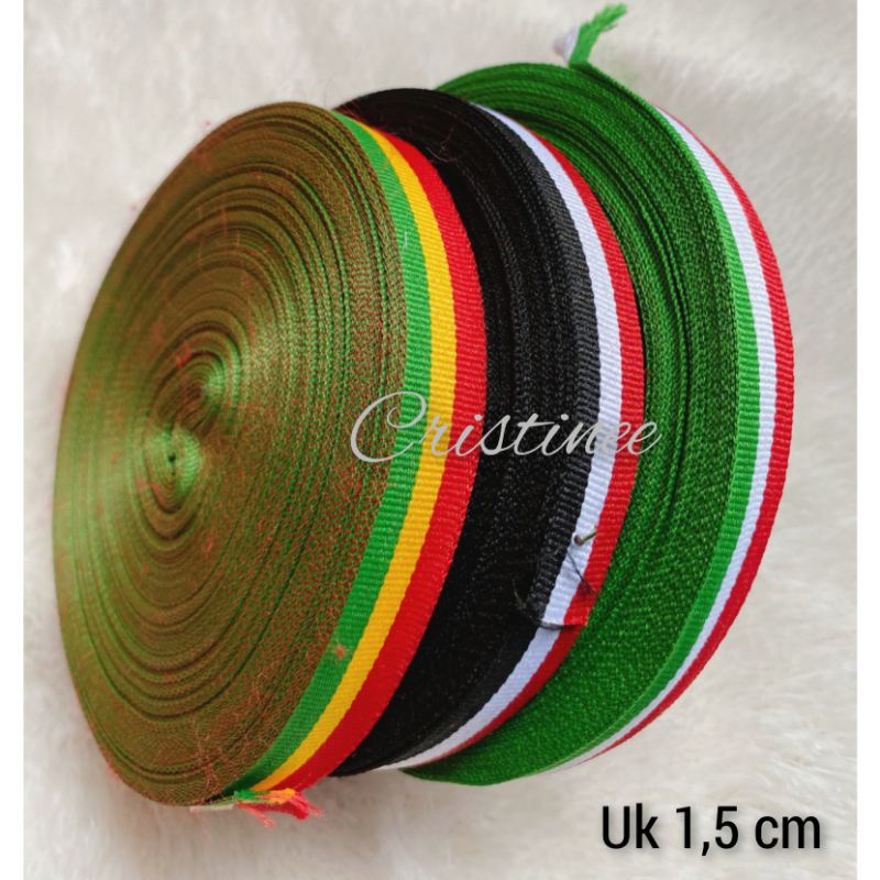 Tali webbing kombinasi lebar 1,5cm