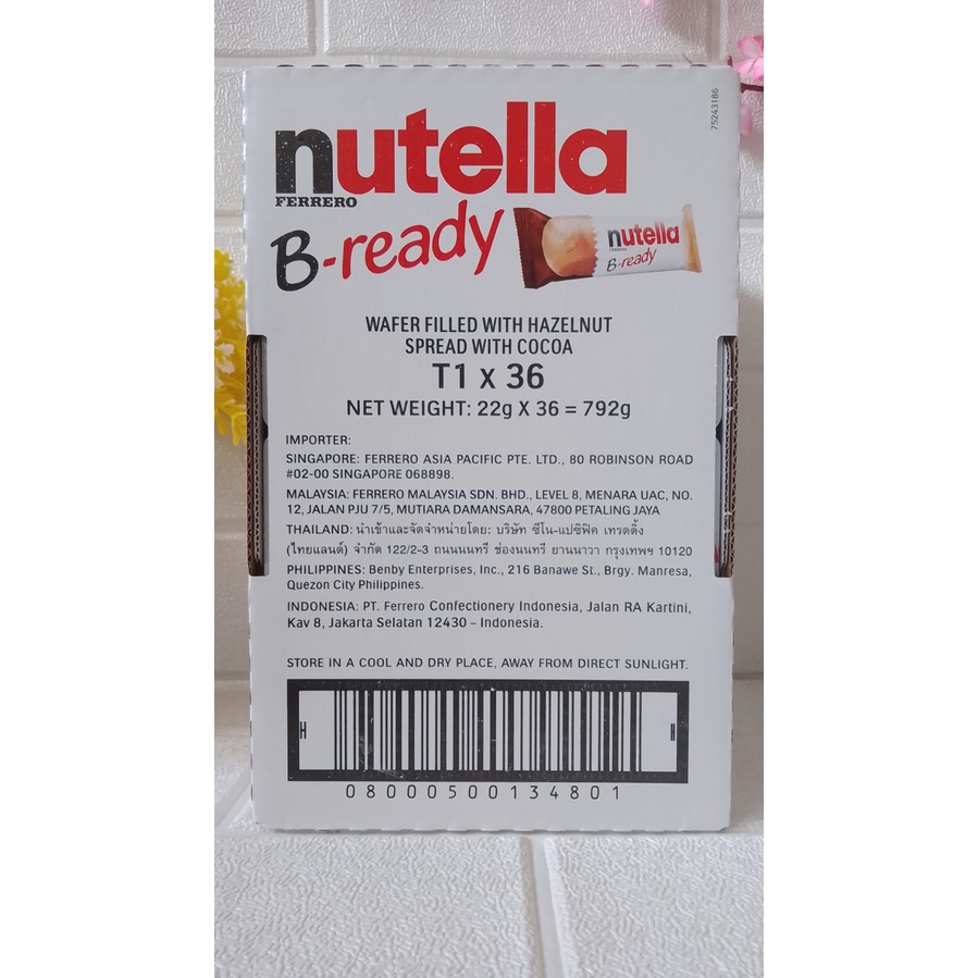 Nutella Bready per Box isi 36