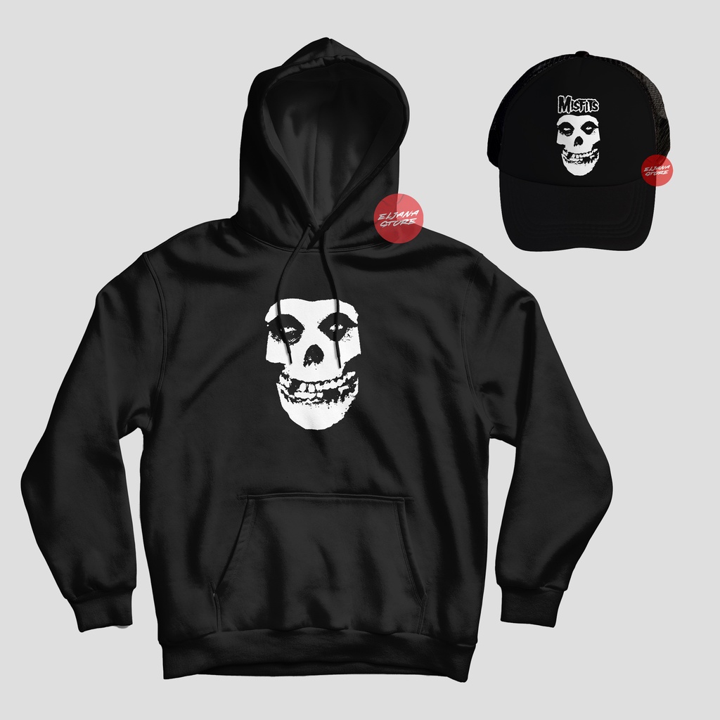 Misfits Logo / Topi Misfits / Hoodie Misfits / Dompet Misfits / Sweater Misfits / Paket Topi Hoodie Dompet Misfits / Topi Band / Hoodie Band / Dompet Band /