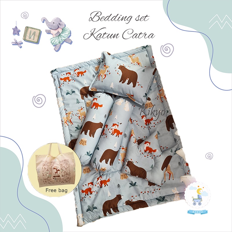 Bedding set baby animal forrest / baby bedding / bedding set bayi / selimut bayi / bedcover baby