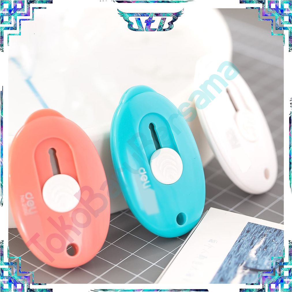 

S006 S026 Cutter Mini Portable Bentuk Oval Mini Cutter Polos Travel Kit Pemotong Kertas Paper Cutter Lucu