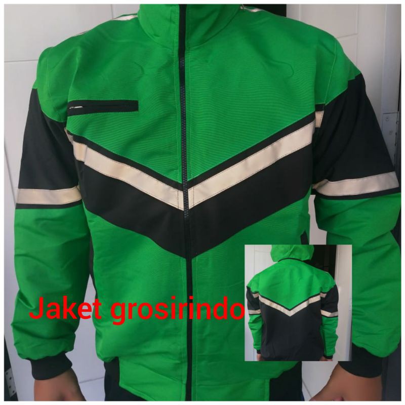 jaket polos bomber ojol