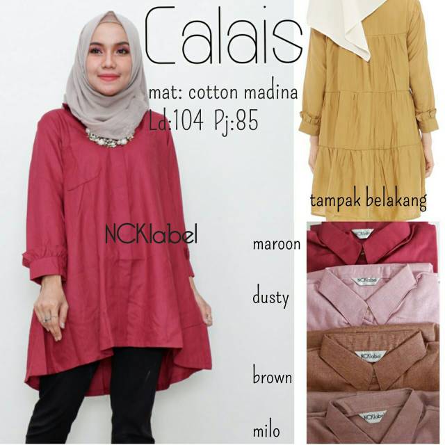 CALAIS TUNIK / BUSUI FRIENDLY / BAJU TUNIK /ATASAN TUNIK