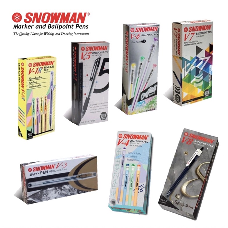 

[12 pcs / Box] PEN | PENA SNOWMAN V1 | V1R | V3 | V4 | V5 | V6 | V7 | V8