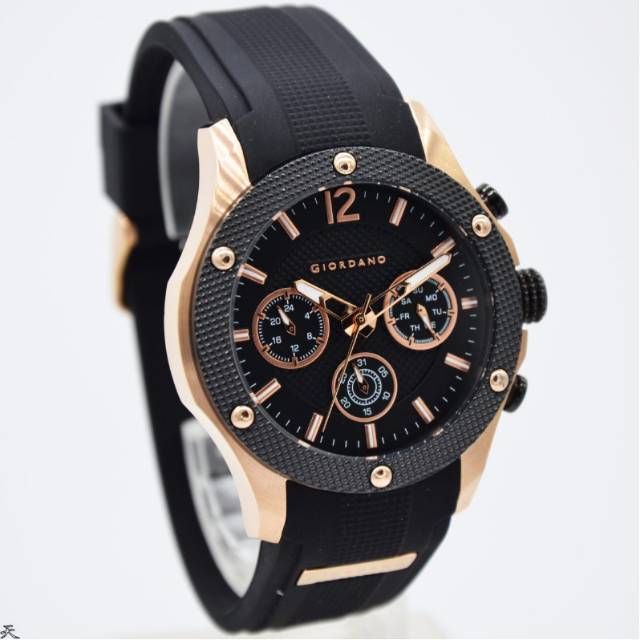 Jam Tangan Pria Giordano 1759 Rubber ( Karet ) Original Murah