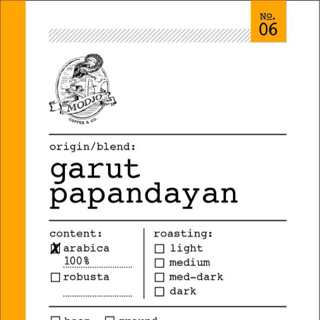 Kopi Arabica Garut Papandayan